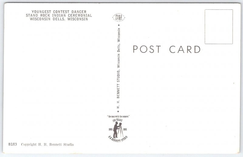 Stand Rock Indian Ceremonial Youngest Contest Dancer Postcard