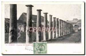 Old Postcard Italy Italia Pompei Caserno del centurione