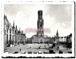 Modern Postcard Brugge Bruges Grote Markt Grand Place