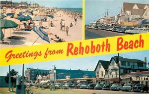 DE, Rehoboth Beach, Delaware, Greeting, Multi View No. P46123