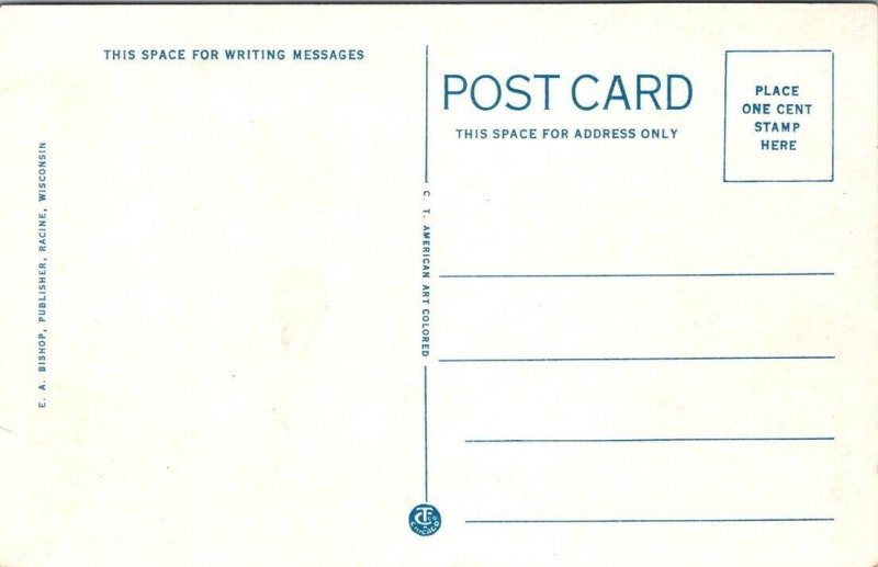 Vintage Wisconsin Postcard - Madison - The Methodist Hospital