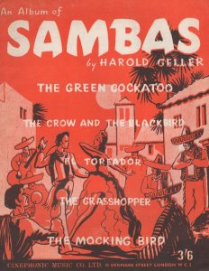 An Album Of Sambas Harold Gellar 1940s Sheet Music Book