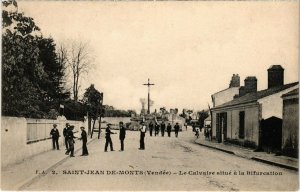 CPA St-JEAN-de-MONTS - La Calvaire situe a la Bifurcation (988873)