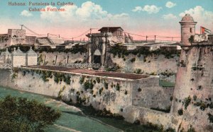 Vintage Postcard Fortaleza La Cabana Cabana Fortress Havana Cuba