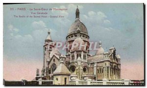 Postcard Old Paris Le Sacre Coeur de Montmartre General view