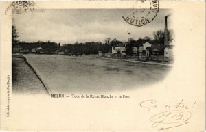 CPA Melun Tour de la Reine Blanche et le Port FRANCE (1289733)