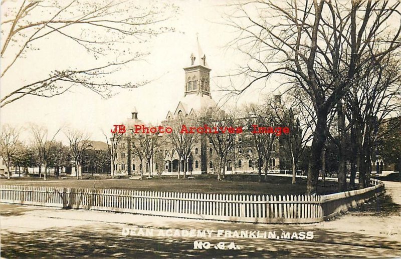 MA, Franklin, Massachusetts, RPPC, Dean Academy, Photo No 6A