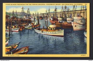 Purse-Seiners  Fisherman's wharf, San Francisco California USA pier