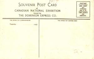 Canada - ON, Toronto. 1907 Canadian National Exhibition, Dominion Express Co