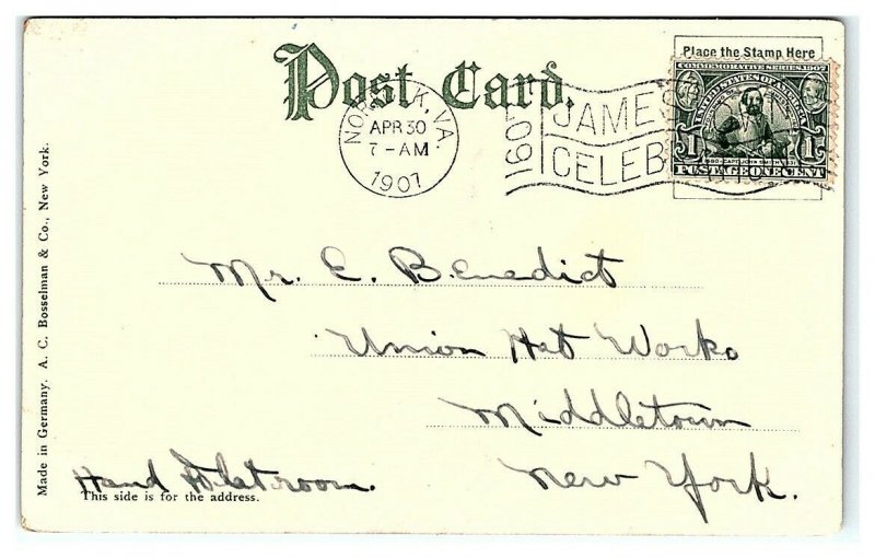 Country Club, Norfolk, VA Postcard *7B4