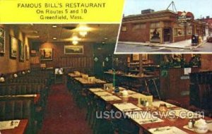 Famous Bill's Restaurant - Greenfield, Massachusetts MA  