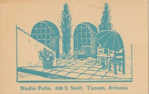 TUCSON , Arizona , 1920-30s ; Studio Patio