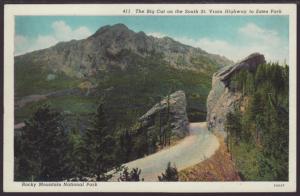 South St Vrain Highway,Rocky Mountain National Park Postcard