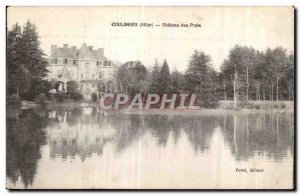 Old Postcard Coulanges Chateau des Prats