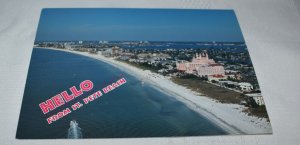 Hello from St. Pete Beach Florida Postcard Seminole Post Cards JJ17087