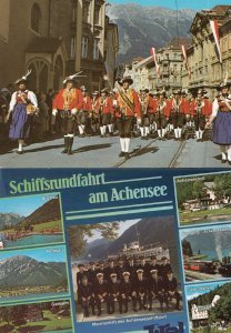 Tirol Military March Street Parade & Marine Uniform Group 2x Swiss Postcard s