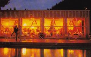 Canada Night VIew Of Dining Room Harrison Hotel British Columbia