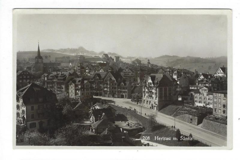 Vintage Switzerland Real Photo Postcard - Herisau (NN37)