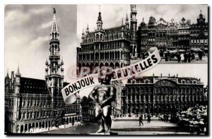 Old Postcard Greetings from Brussels