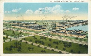 Michigan Kalamazoo 1924 Factory Industry Postcard Bryant Hamm Teich 22-6493