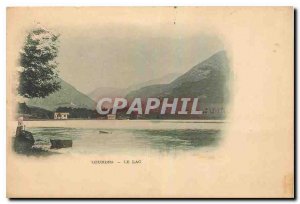 Old Postcard Lourdes Lake