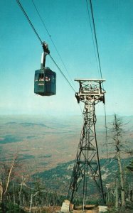 Vintage Postcard Aerial Tramway at Cannon Mountain White Mountains NH