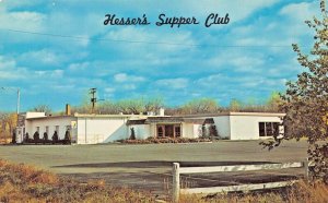 OSHKOSH WISCONSIN~HESSER'S SUPPER CLUB-YOU ARE ALWAYS WELCOME POSTCARD