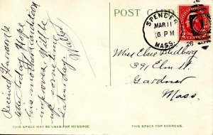 MA - Spencer. Main Street      (crease)