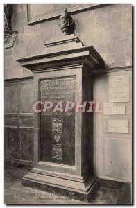 Old Postcard Dinan Saint Sauveur Church