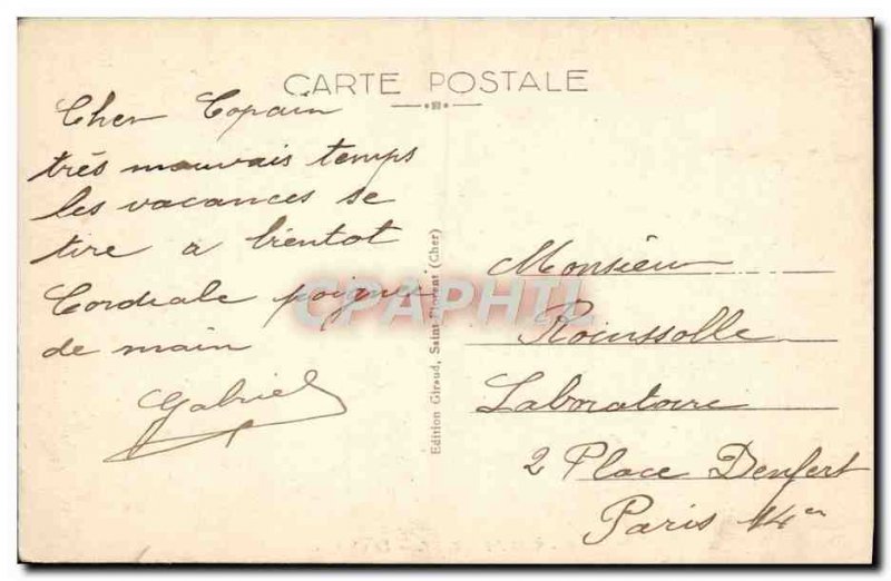 Old Postcard Saint Florent Le Chateau