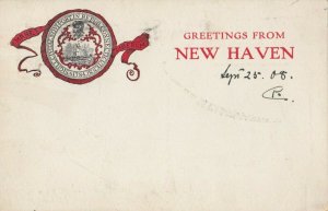 Greetings from NEW HAVEN Connecticut 1908