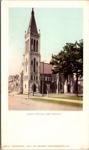 Postcard Christ Church in New Orleans, Louisiana