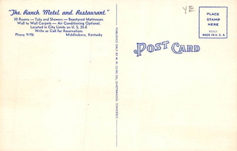 Ranch Motel Middlesboro KY