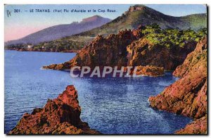 Old Postcard Trayas Pic D & # 39Aurele And Cape Roux