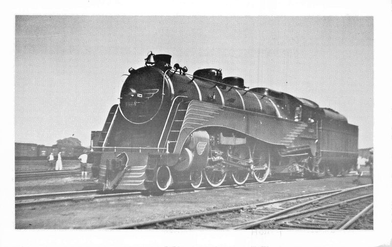 NO MARKINGS BUT LOOKS LIKE-Delaware, Lackawanna & Western 4-6-2 #1136~POSTCARD**