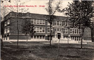 Postcard Township High School in Mendota, Illinois