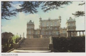 Wollaton Park Steps Entrance Rare Nottingham Notts Postcard