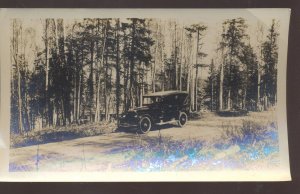 REAL PHOTO PHOTOGRAPH TOPANGA CANYON LOS ANGELES CALIFORNIA ROAD CAR