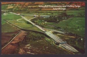 Schuylkill Expressway,Pennsylvania Turnpike Postcard 