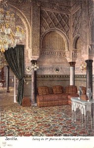 Salon de da Maria de Padilla en el Alcazar Sevilla Spain Unused 