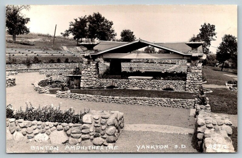 RPPC Banton Amphitheatre  Yankton  South Dakota  Postcard