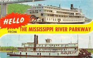 SS Mississippi River Steamship Ferry Boat Ship 