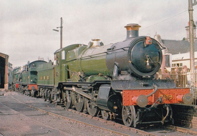 Severn Valley Railway Hinton Manor Train Bridgnorth in 1978 Postcard