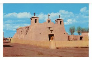 NM - Isleta Pueblo. Old Mission Church ca 1960