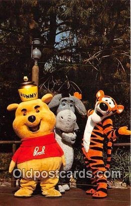 Hunny Bunch, Pooh, Eeyore & Tigger Disneyland, Anaheim, CA, USA Unused 