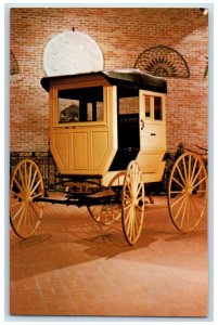 Mobile Alabama Postcard Rutherford Carriage Collection Museum Enclose Buggy 1960