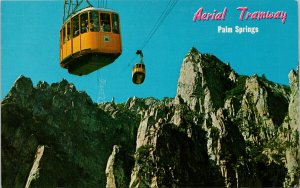 Palm Springs CA Aerial Tramway Tram Unused Vintage Postcard G54