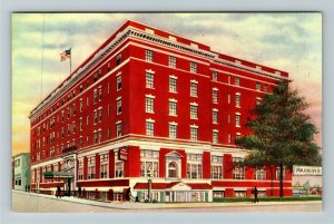 Winchester VA- Virginia, George Washington Hotel, Street, Chrome c1963 Postcard 