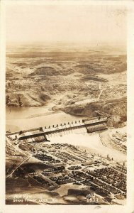 LP82     Grand Coulee Dam  Washington RPPC  Postcard
