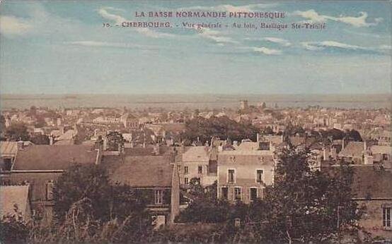 France Cherbourg Vue Generale Au join Basilique Ste-Trinite